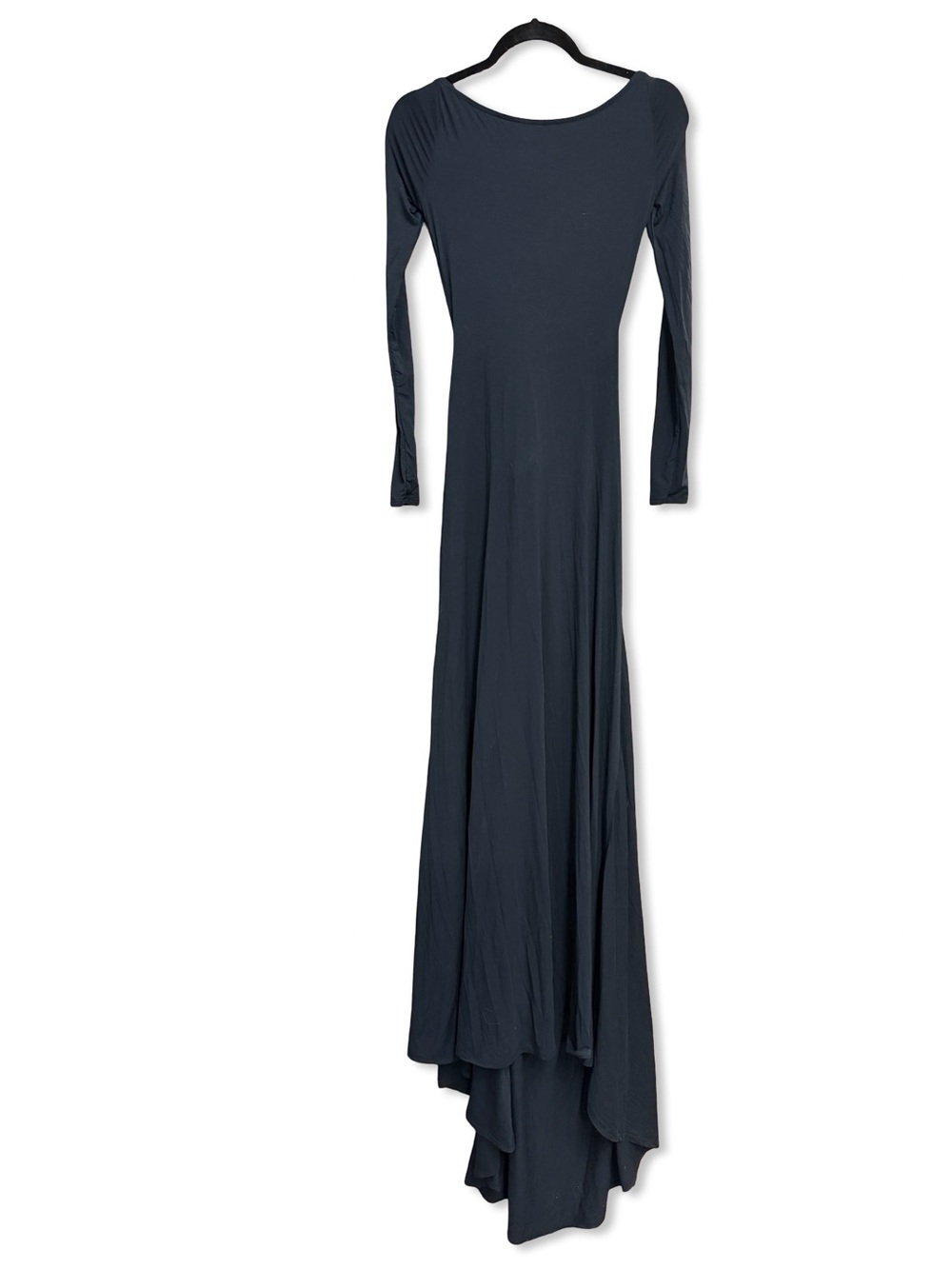 Helsa The Heidi Dress Black Long-Sleeve Maxi Evening gown with train Revolve XS - Picture 7 of 11